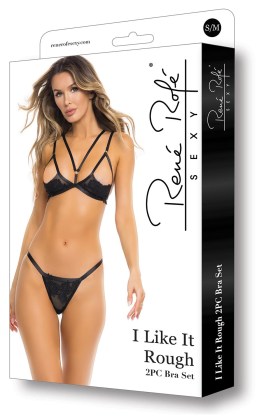 Ženski dvodelni set u crnoj boji Rene Rofe  7553033BLK-1